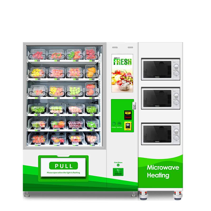 Assisted heating / smart kitchen vending machine